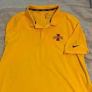 Iowa State Cyclones Nike Golf Polo, like-new, size large